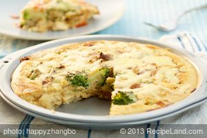 Impossible Chicken 'N Broccoli Pie