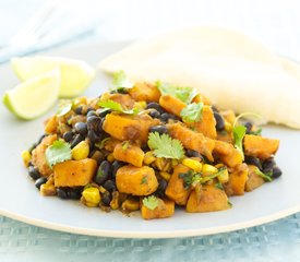 Black Bean, Sweet Potato and Corn Stew