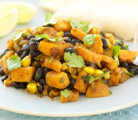 Black Bean, Sweet Potato and Corn Stew