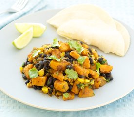 Black Bean, Sweet Potato and Corn Stew