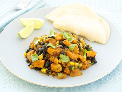 Black Bean, Sweet Potato and Corn Stew