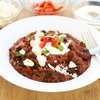 Hot Black Bean Chili with Goat Cheese