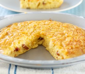 Crustless Bacon and Egg Quiche