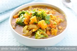 Chick Pea and Yam Stew