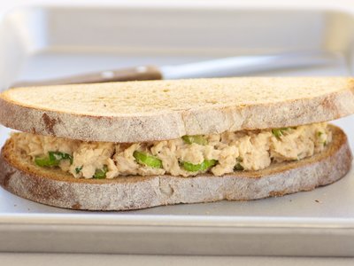 Alaska Salmon Salad Sandwich