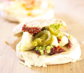 Basil Pesto, Sun-Dried Tomato Sandwich with Swiss Cheese