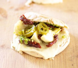 Basil Pesto, Sun-Dried Tomato Sandwich with Swiss Cheese