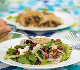 Honey Walnut, Goat Cheese Cranberry Salad