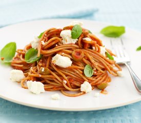 Tomato, Basil and Feta Pasta