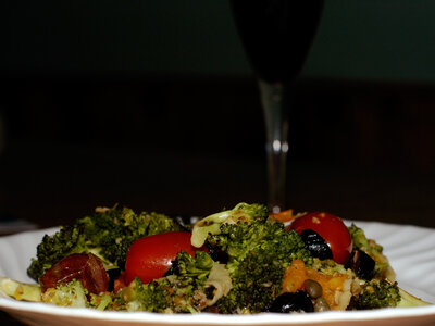 Roasted Broccoli and Tomatoes