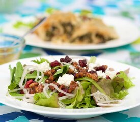 Honey Walnut, Goat Cheese Cranberry Salad