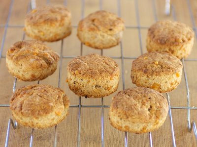 Whole Wheat Cheddar-Pepper Biscuits