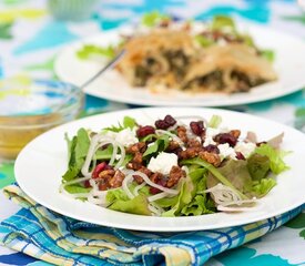 Honey Walnut, Goat Cheese Cranberry Salad