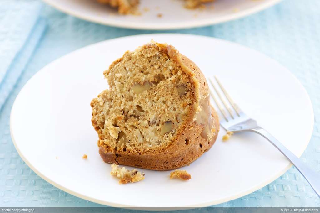 Whole Wheat Fresh Apple and Apple Sauce Cake  recipe