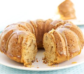 Whole Wheat Fresh Apple and Apple Sauce Cake 