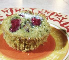 Gluten-Free Casein-Free Lemon Raspberry Muffins