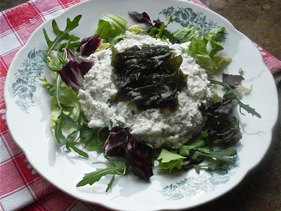 Cottage Cheese with Seaweed