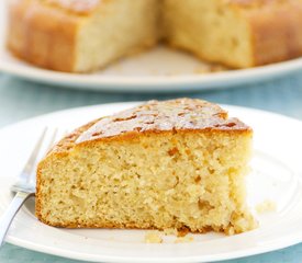 Key Lime Cake with Lime Syrup