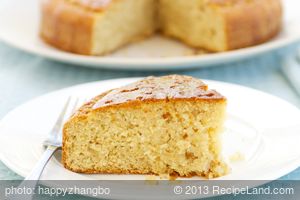 Key Lime Cake with Lime Syrup