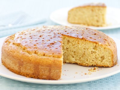 Key Lime Cake with Lime Syrup