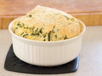 Beet Green Souffle