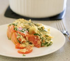 Beet Green Souffle