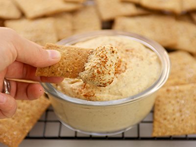 Almond Butter and Sour Cream Hummus