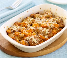 Butternut Squash and Parmesan Custard Bread Pudding