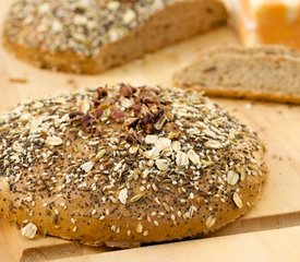 Herbed Whole Wheat Bread with Sunflower and Sesame Seeds