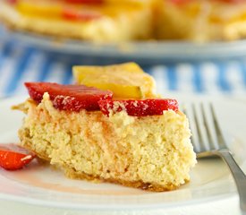 Key Lime Pie with Tropical Fruits