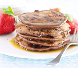 Double Chocolate and Walnut Pancakes