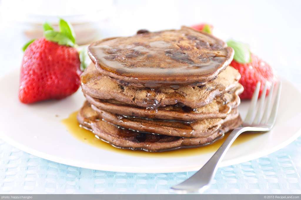 Double Chocolate and Walnut Pancakes recipe