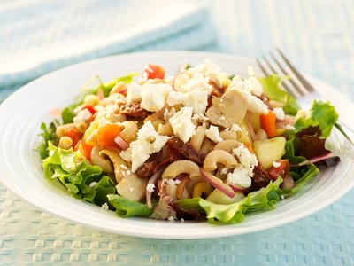 Greek Mac and Cheese Salad