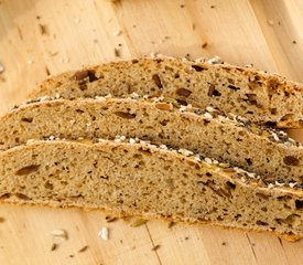 Herbed Whole Wheat Bread with Sunflower and Sesame Seeds