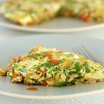 Brussel Sprouts and Green Bean Frittata 