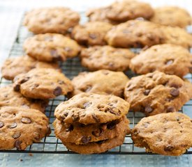 Applesauce Whole Wheat Chocolate Chip Coffee Cookies