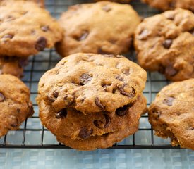 Applesauce Whole Wheat Chocolate Chip Coffee Cookies