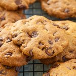 Applesauce Whole Wheat Chocolate Chip Coffee Cookies