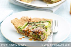 Asparagus and Gruyere Pie