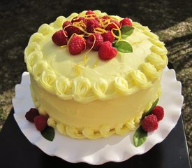 Lemon Snowflake Cake