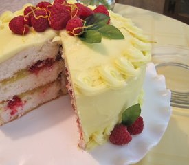 Lemon Snowflake Cake