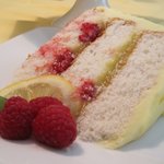 Lemon-Raspberry Easter Cake
