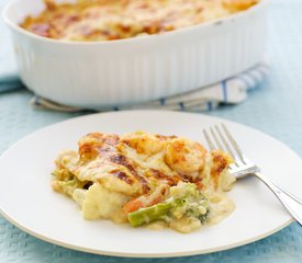 Broccoli Shrimp Lasagna