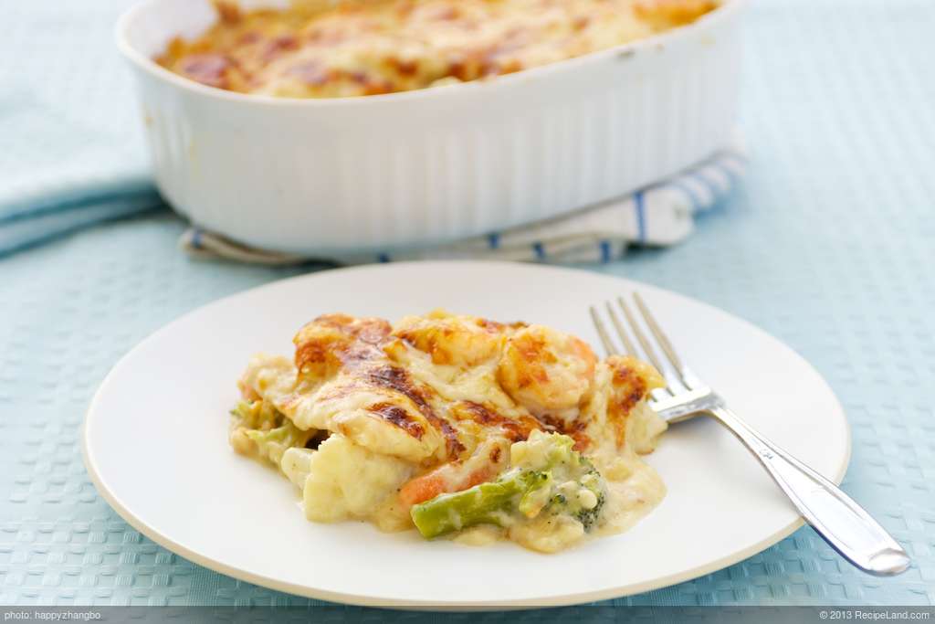 Broccoli Shrimp Lasagna recipe