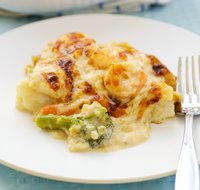 Broccoli Shrimp Lasagna