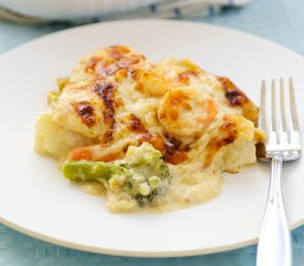 Broccoli Shrimp Lasagna