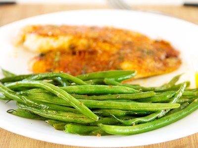 Lemony-Garlicky Green Beans 