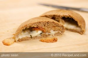Basil, Cherry Tomato and Mozzarella Stuffed Bread recipe