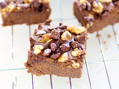 Gluten-Free Black Bean and Chocolate Brownies 