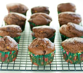 Double Chocolate Banana Muffins (Healthier Version)